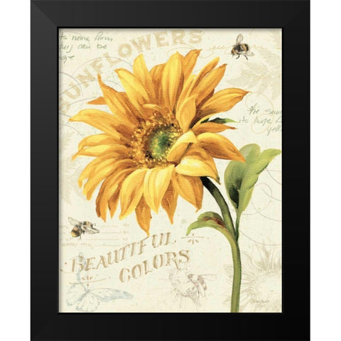 Under the Sun II Black Modern Wood Framed Art Print by Audit, Lisa