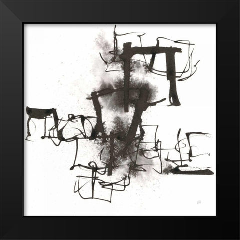 Breaking Out II Black Modern Wood Framed Art Print by Paschke, Chris