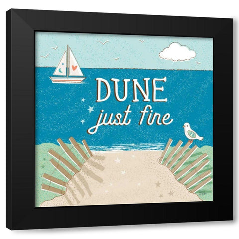 Sea and Me II Black Modern Wood Framed Art Print by Averinos, Melissa
