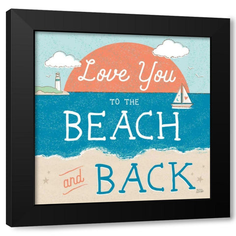 Sea and Me III Black Modern Wood Framed Art Print by Averinos, Melissa