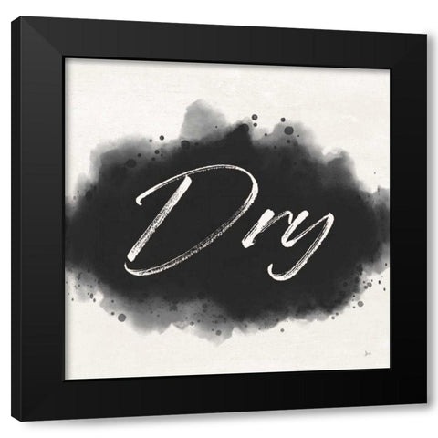 Laundry Splash II Black Modern Wood Framed Art Print with Double Matting by Aiken, Jess