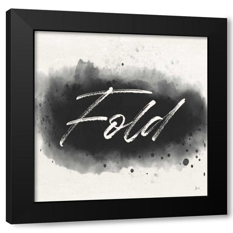 Laundry Splash III Black Modern Wood Framed Art Print with Double Matting by Aiken, Jess
