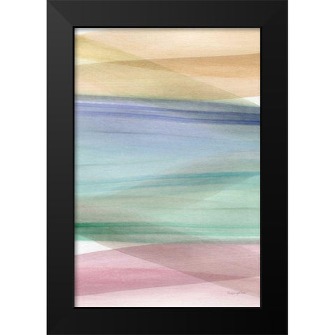 Soft Summer II Black Modern Wood Framed Art Print by Charro, Mercedes Lopez