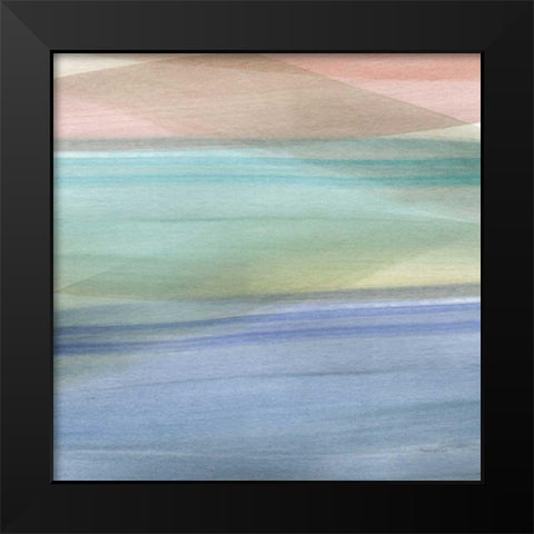 Soft Summer III Black Modern Wood Framed Art Print by Charro, Mercedes Lopez