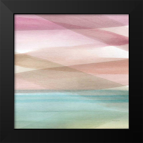 Soft Summer V Black Modern Wood Framed Art Print by Charro, Mercedes Lopez