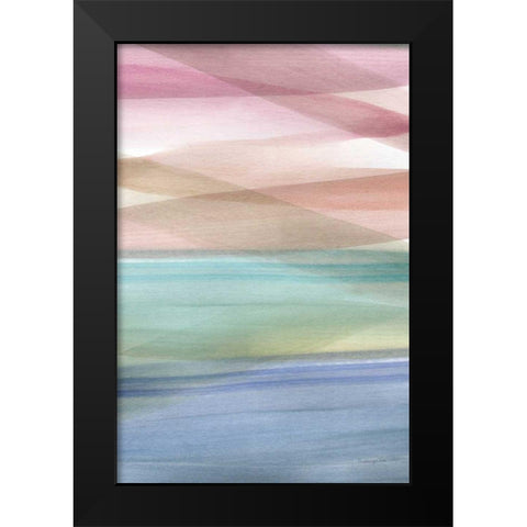 Soft Summer I Warm Black Modern Wood Framed Art Print by Charro, Mercedes Lopez