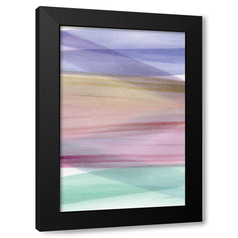 Soft Summer II Warm Black Modern Wood Framed Art Print by Charro, Mercedes Lopez