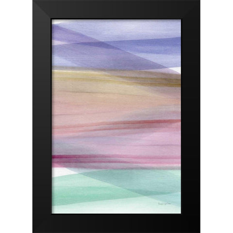 Soft Summer II Warm Black Modern Wood Framed Art Print by Charro, Mercedes Lopez
