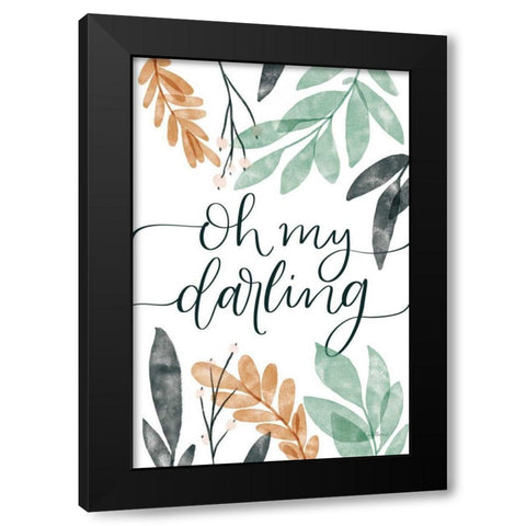 Sage Sayings I Black Modern Wood Framed Art Print with Double Matting by Thorns, Becky