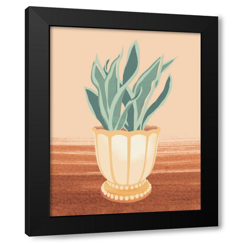 The Great Indoors II Warm Black Modern Wood Framed Art Print with Double Matting by Gallagher, Megan