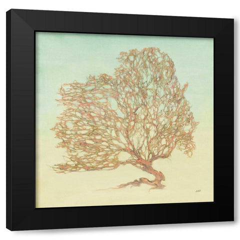 Sea Fern I Black Modern Wood Framed Art Print with Double Matting by Purinton, Julia