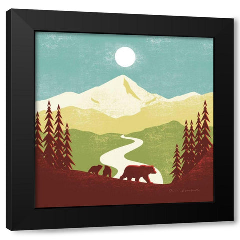 Great Outdoors I Black Modern Wood Framed Art Print by Escalante, Omar