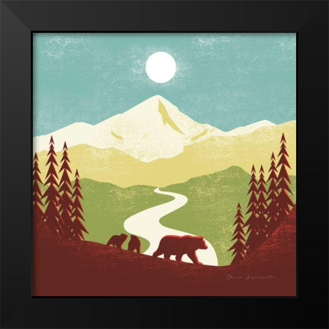 Great Outdoors I Black Modern Wood Framed Art Print by Escalante, Omar