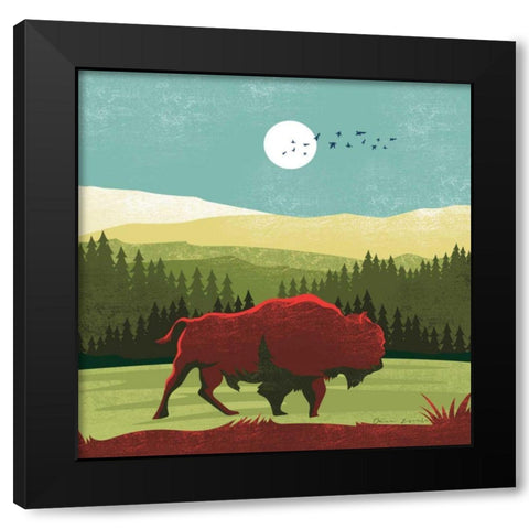 Great Outdoors II Black Modern Wood Framed Art Print by Escalante, Omar