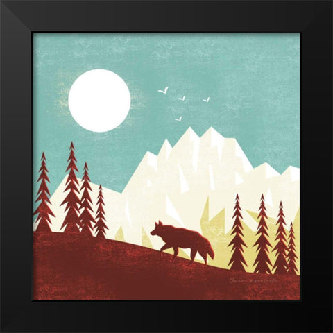 Great Outdoors IV Black Modern Wood Framed Art Print by Escalante, Omar