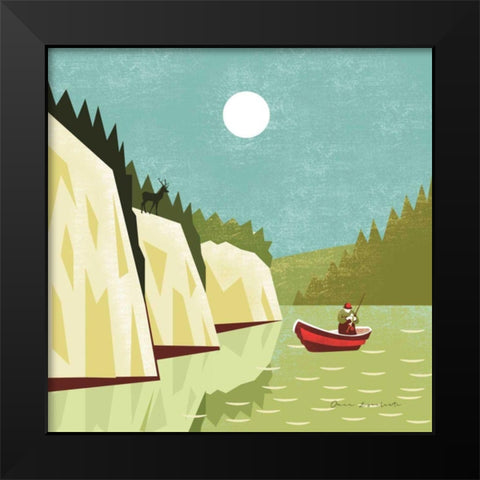 Great Outdoors V Black Modern Wood Framed Art Print by Escalante, Omar