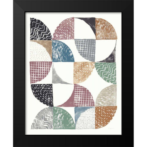 Colorful Night Sky I Black Modern Wood Framed Art Print by Prahl, Courtney