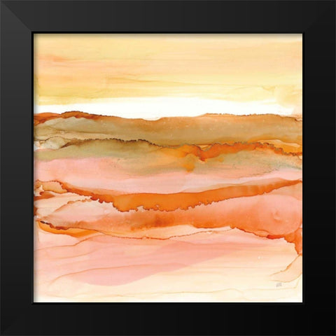 Desertscape I Black Modern Wood Framed Art Print by Paschke, Chris