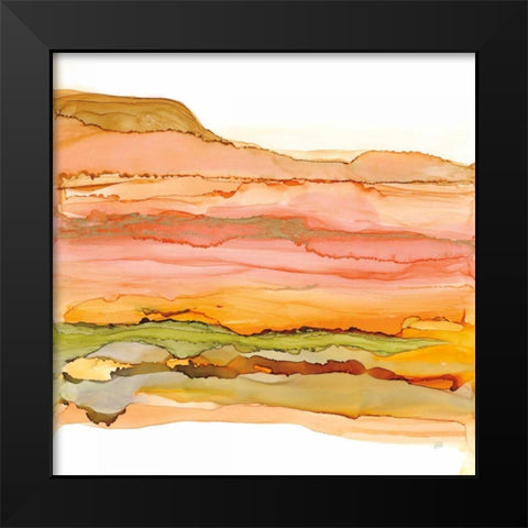 Desertscape III Black Modern Wood Framed Art Print by Paschke, Chris