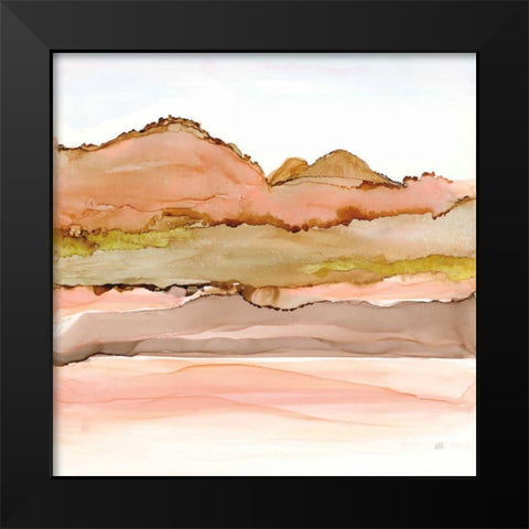 Desertscape IV Black Modern Wood Framed Art Print by Paschke, Chris