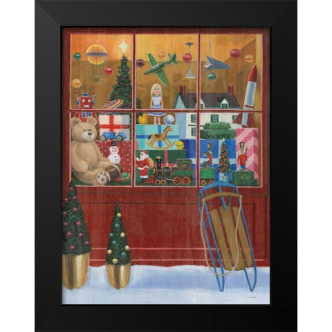 Holiday Moments III Crop Black Modern Wood Framed Art Print by Wiens, James