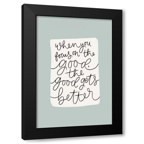 Calm Home IV Black Modern Wood Framed Art Print with Double Matting by Thorns, Becky