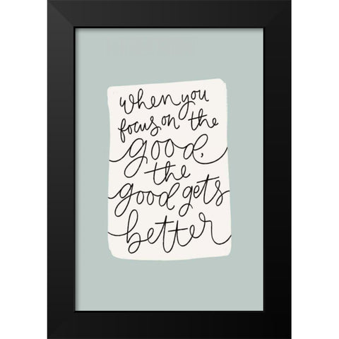 Calm Home IV Black Modern Wood Framed Art Print by Thorns, Becky