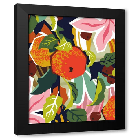 Apple Orchard II Black Modern Wood Framed Art Print by Gallagher, Megan