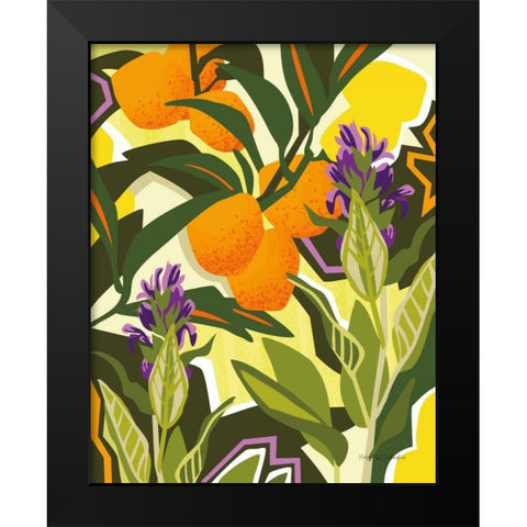 Citrus Sage I Black Modern Wood Framed Art Print by Gallagher, Megan