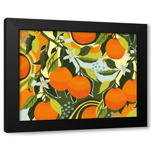 Sweet Clementine I Black Modern Wood Framed Art Print by Gallagher, Megan