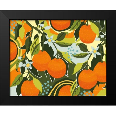 Sweet Clementine I Black Modern Wood Framed Art Print by Gallagher, Megan
