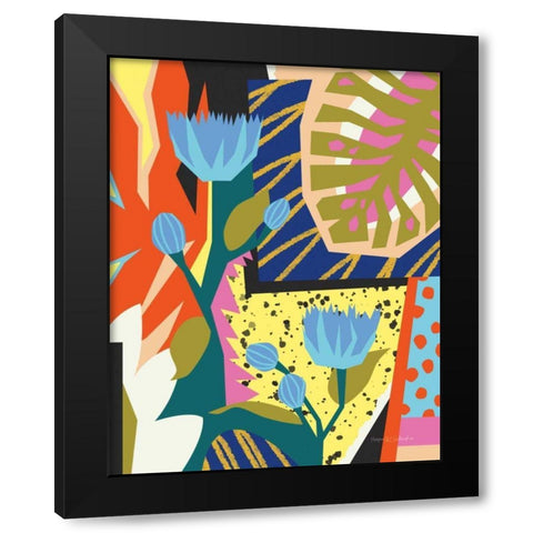 Born in the 80s Black Modern Wood Framed Art Print by Gallagher, Megan