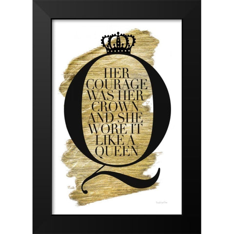 Gilded Life I White Black Modern Wood Framed Art Print by Charro, Mercedes Lopez