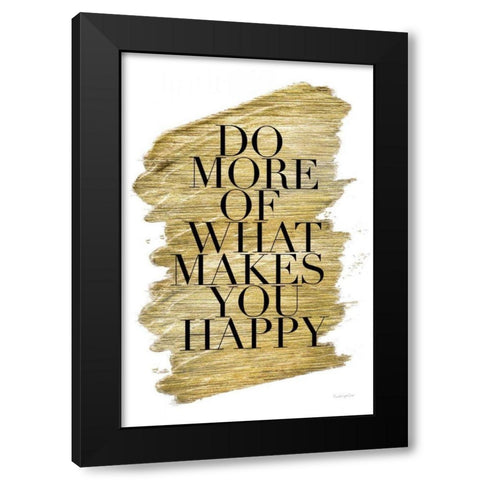Gilded Life II White Black Modern Wood Framed Art Print by Charro, Mercedes Lopez