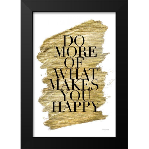 Gilded Life II White Black Modern Wood Framed Art Print by Charro, Mercedes Lopez