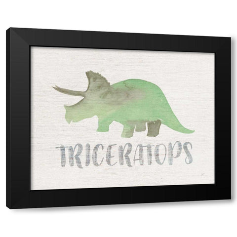 Roar IV Black Modern Wood Framed Art Print with Double Matting by Panganiban, Karyn