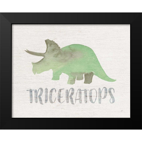 Roar IV Black Modern Wood Framed Art Print by Panganiban, Karyn