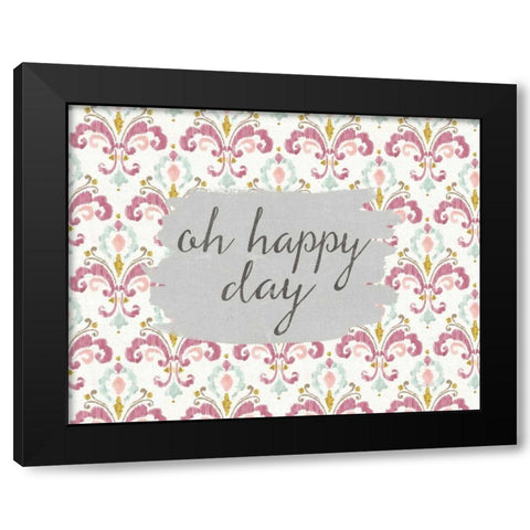 Soft Deco VIII Black Modern Wood Framed Art Print with Double Matting by Tavoletti, Anne