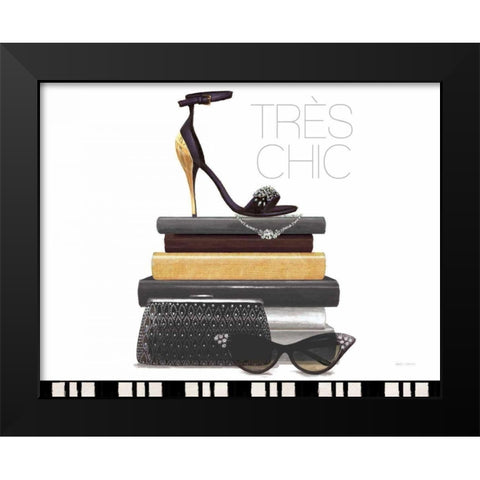 Paris Style III White Black Modern Wood Framed Art Print by Fabiano, Marco