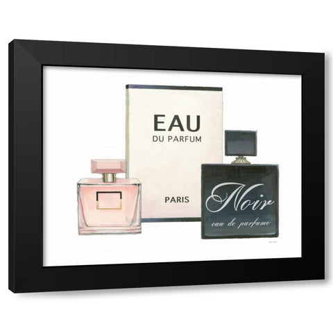 Forever Fashion Perfume Black Modern Wood Framed Art Print with Double Matting by Fabiano, Marco