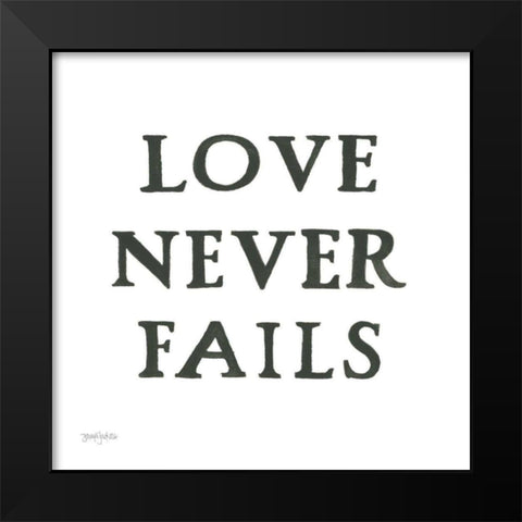 Scripture for Life II No Flowers Black Modern Wood Framed Art Print by Jackson, Jenaya