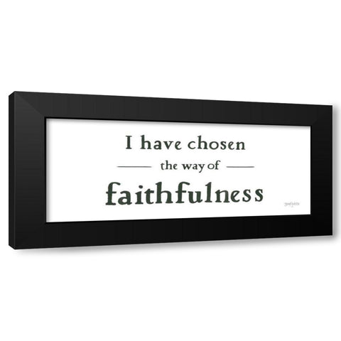 Scripture for Life IV No Flowers Black Modern Wood Framed Art Print with Double Matting by Jackson, Jenaya