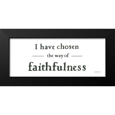 Scripture for Life IV No Flowers Black Modern Wood Framed Art Print by Jackson, Jenaya