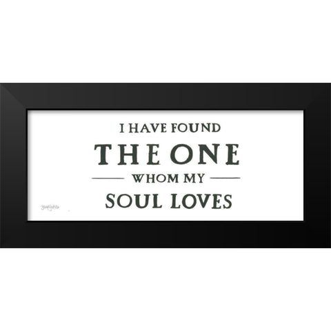 Scripture for Life V No Flowers Black Modern Wood Framed Art Print by Jackson, Jenaya