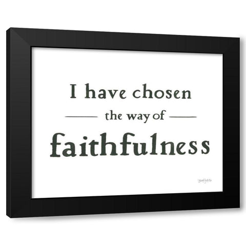 Scripture for Life VI No Flowers Black Modern Wood Framed Art Print with Double Matting by Jackson, Jenaya