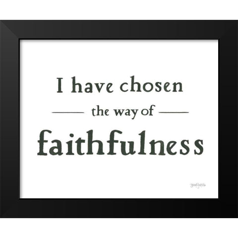 Scripture for Life VI No Flowers Black Modern Wood Framed Art Print by Jackson, Jenaya