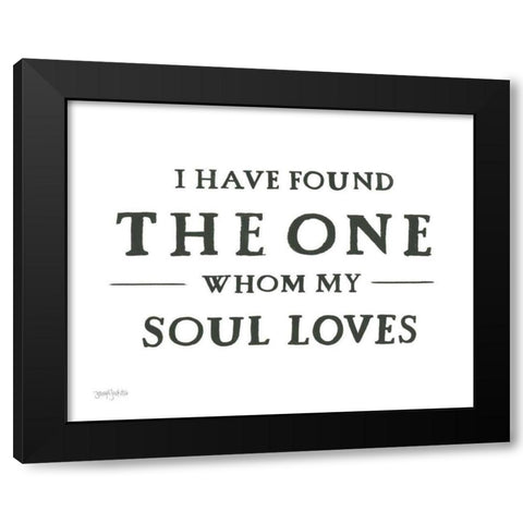 Scripture for Life VII No Flowers Black Modern Wood Framed Art Print by Jackson, Jenaya