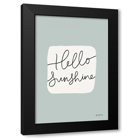 Calm Home V Black Modern Wood Framed Art Print with Double Matting by Thorns, Becky