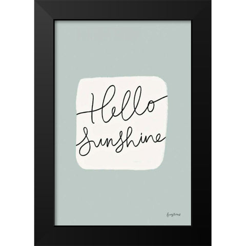 Calm Home V Black Modern Wood Framed Art Print by Thorns, Becky