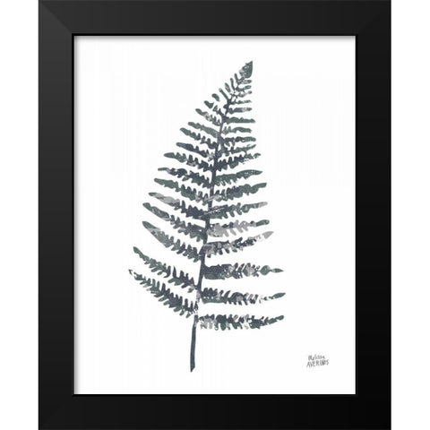 Fern I Black Modern Wood Framed Art Print by Averinos, Melissa